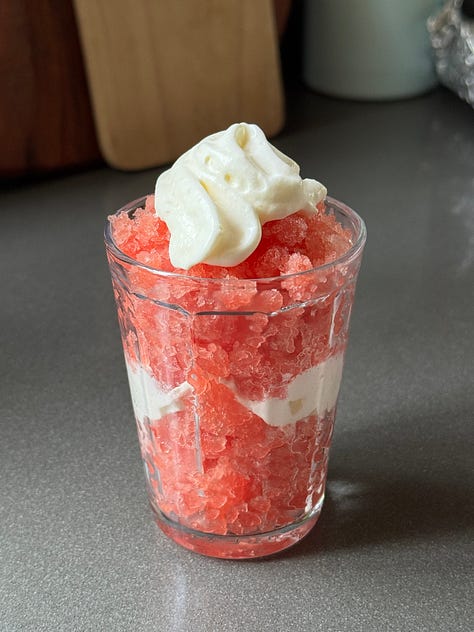 Watermelon granita