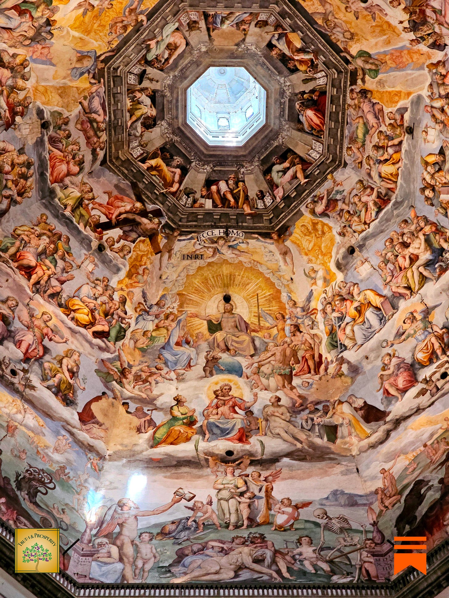 Last Judgement, Santa Maria del Fiore, Brunelleshi's Duomo Last Judgement, Santa Maria del Fiore, Brunelleshi's Duomo