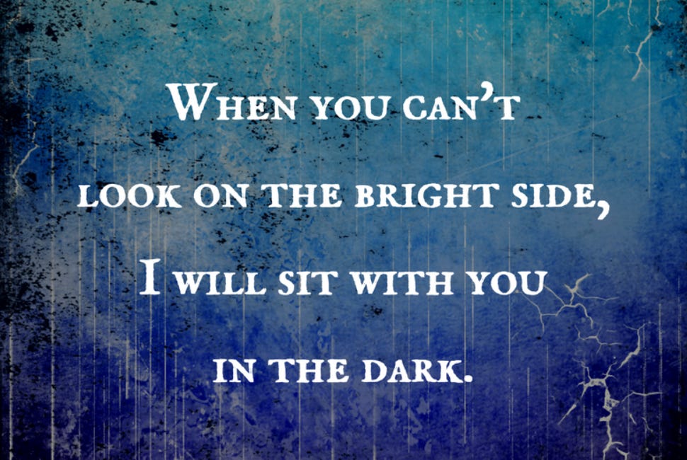 Light comes from darkness.
