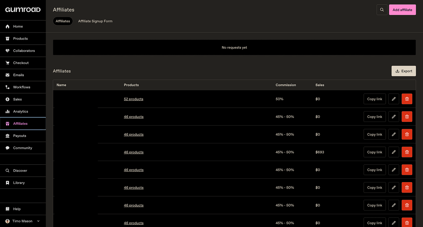 gumroad affiliates gumroad affiliates