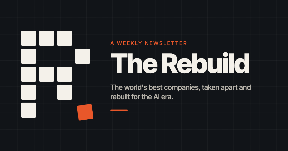 The Rebuild: one company, two operating diagrams
