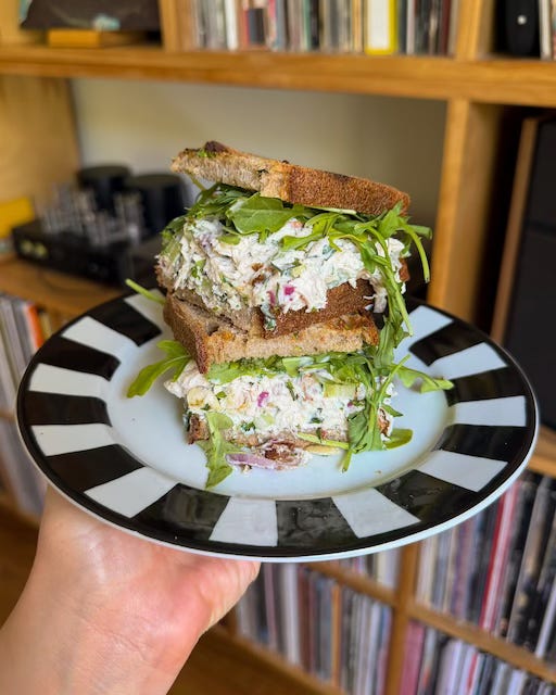 Date & Almond Chicken Salad Sandwich