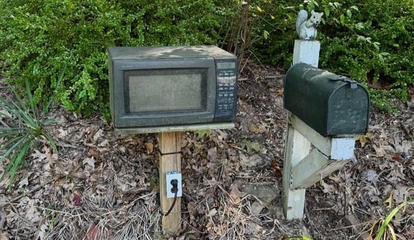 r/mildlyinteresting - Outdoors microwave r/mildlyinteresting - Outdoors microwave