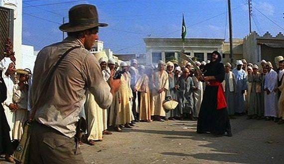 Clearing Up The Indiana Jones Gun/Knife Fight Urban Myths, 42 Years Later
