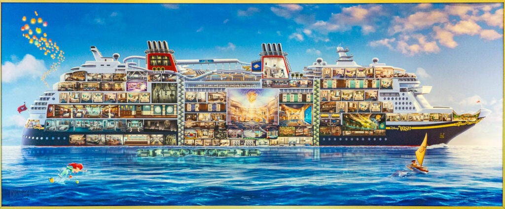 Disney Wish Pictograph Deck Plan