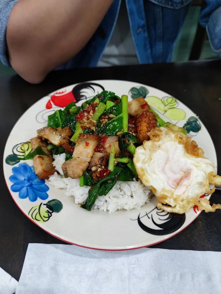 Photo of Rice Topped with Fried Egg