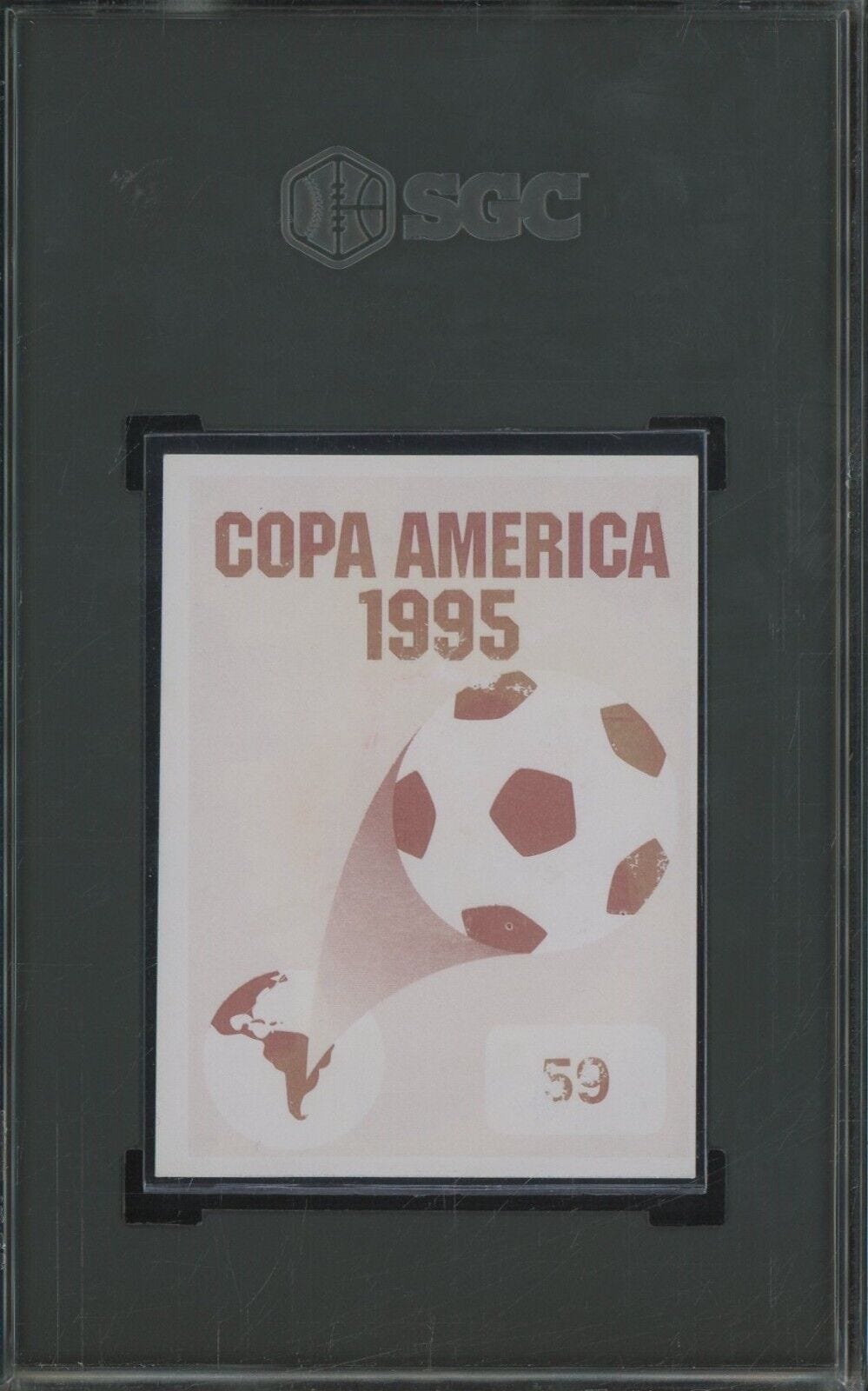 1995 Mundicromo Soccer #59 Ronaldo SGC 2.5 GOOD+ - Picture 2 of 2