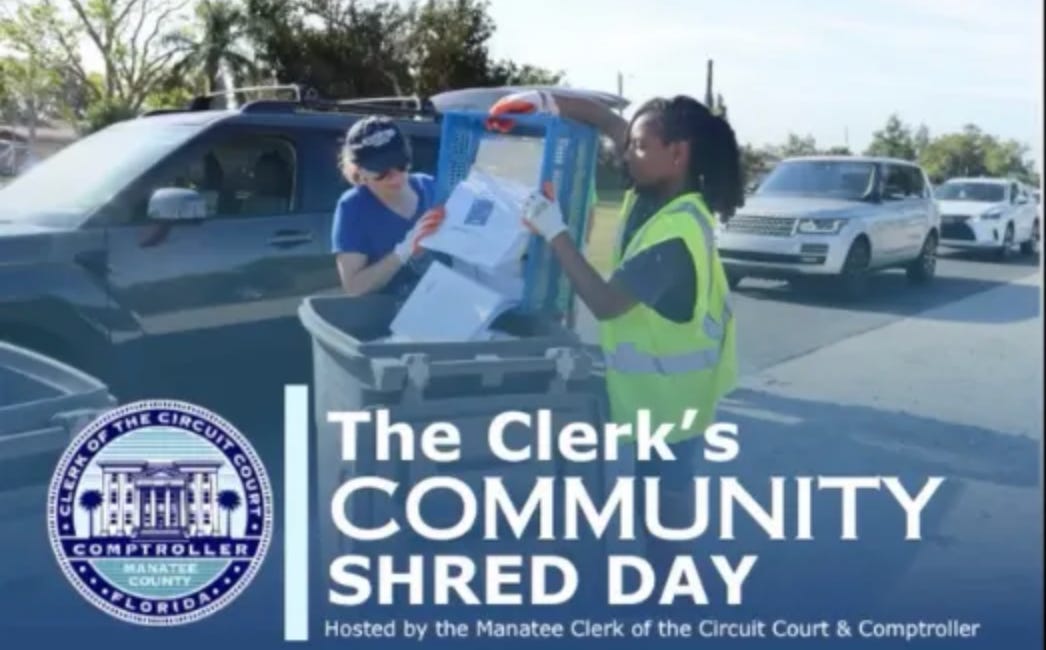 Manatee County Clerk to Host Free Community Shred Day November 14