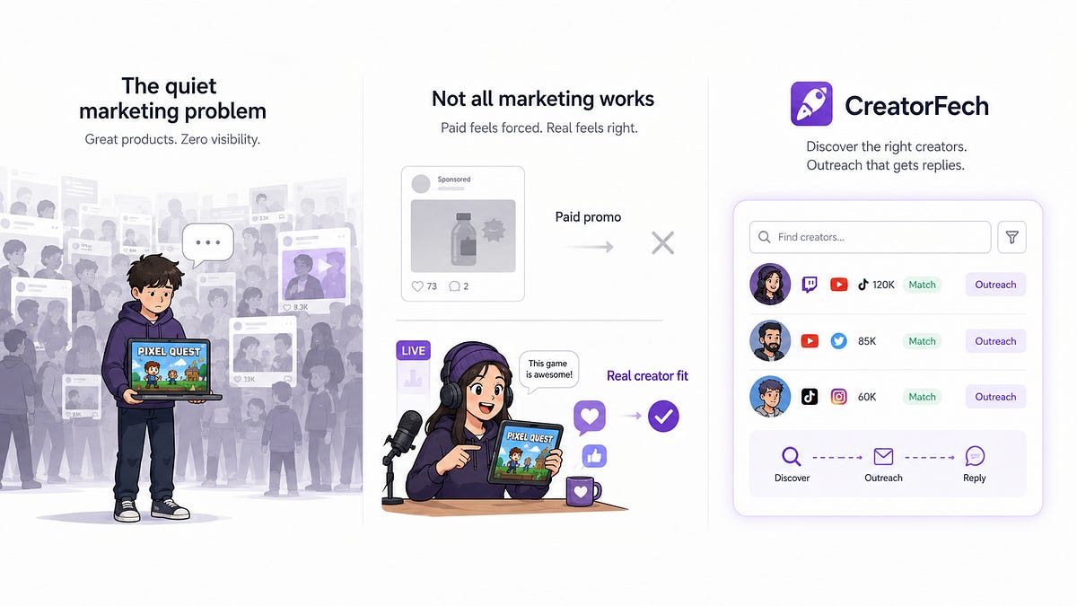 The quiet marketing problem every indie creator runs into