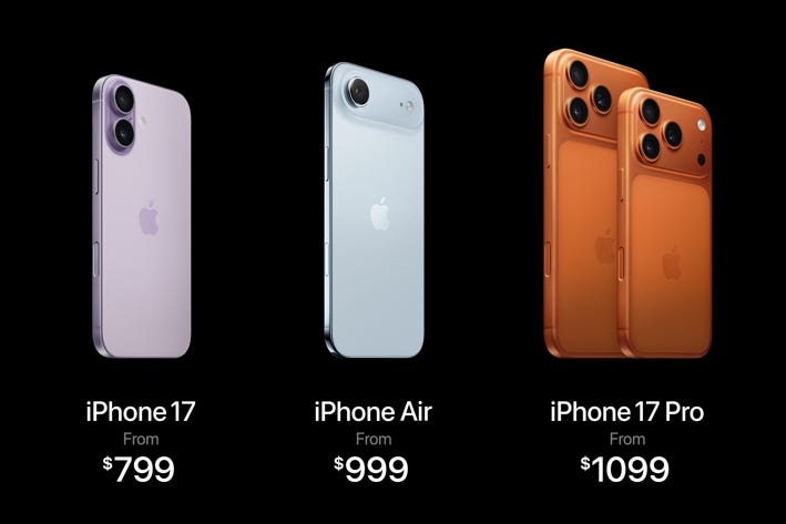 Apple Unveils iPhone 17, iPhone Air: Pricing, Release Date Announced Apple Unveils iPhone 17, iPhone Air: Pricing, Release Date Announced
