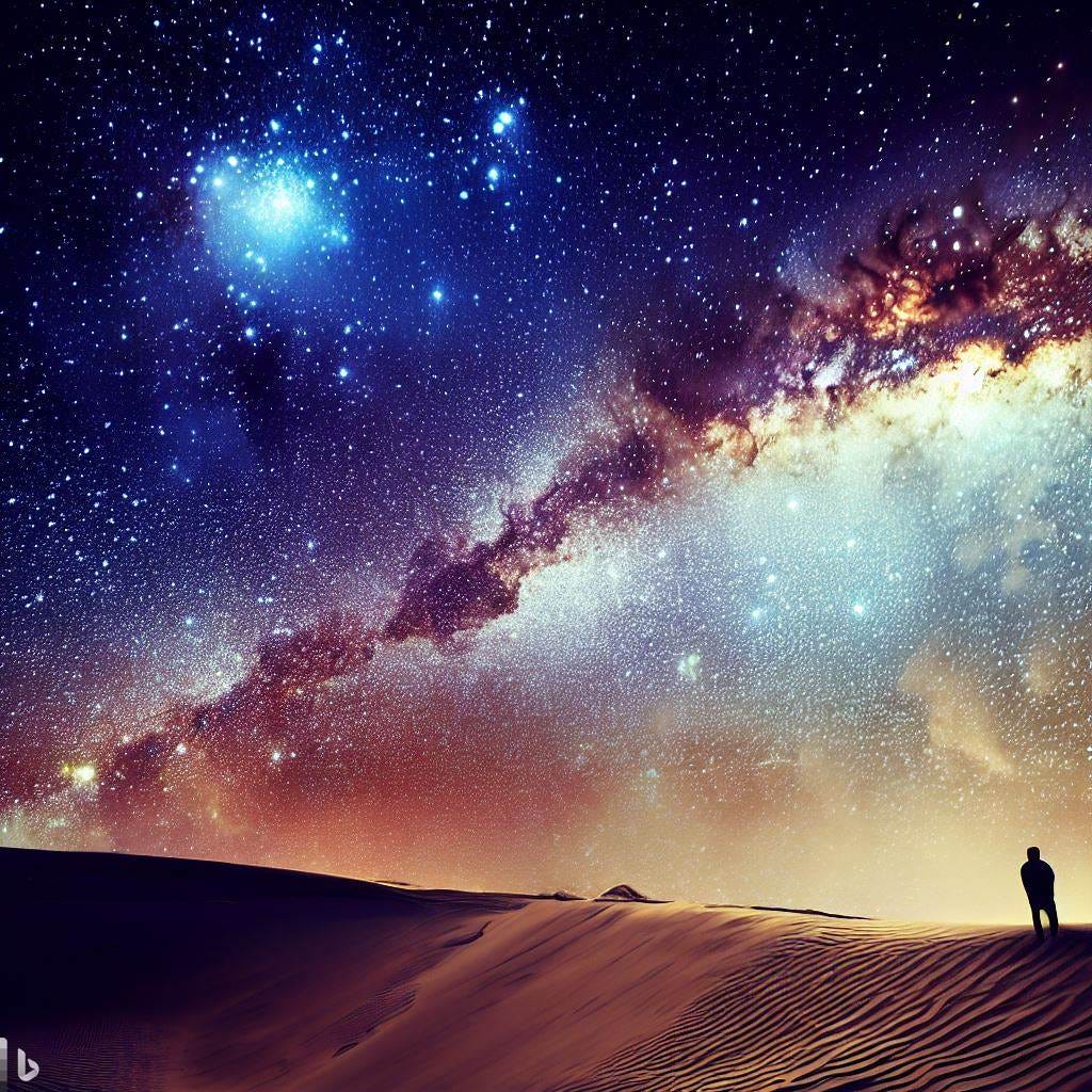 Keywords: Meditation, desert at night, Universe agitated, peace and tranquility, silence, stillness, observing the mind Additional keywords: Inner peace, tranquility, mindfulness, mental well-being, self-discovery, meditation practice, quieting the mind, finding balance, serenity, overcoming stress, reducing anxiety. Keywords: Meditation, desert at night, Universe agitated, peace and tranquility, silence, stillness, observing the mind Additional keywords: Inner peace, tranquility, mindfulness, mental well-being, self-discovery, meditation practice, quieting the mind, finding balance, serenity, overcoming stress, reducing anxiety.