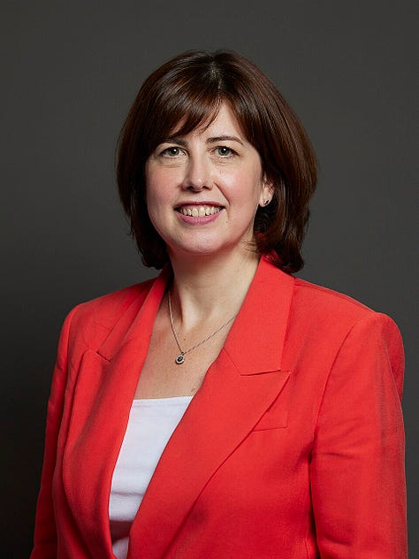 Official portraits of Shabana Mahmood, Rachel Reeves, and Lucy Powell.
