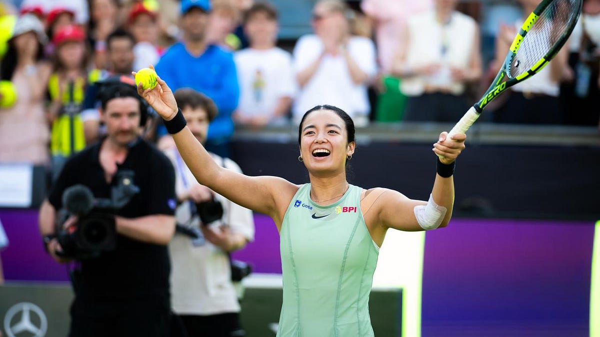 Alex Eala, a Seed in Bloom on Grass - by Ben Rothenberg