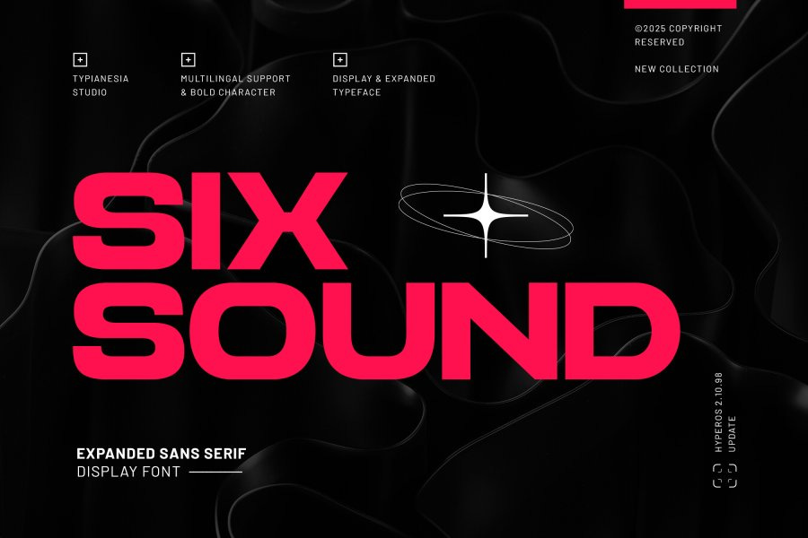 Six Sound Futuristic Sans Serif