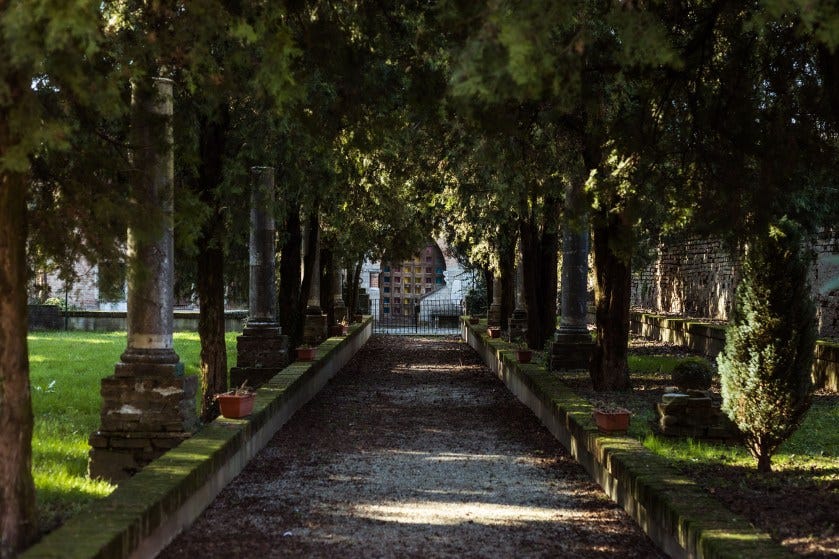 Parco Chiappa a Crema, luogo scelto da Sara per il suo ritratto del progetto Donne di Crema
