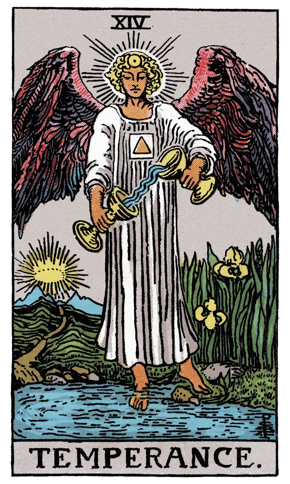 Temperance (tarot card) - Wikipedia Temperance (tarot card) - Wikipedia