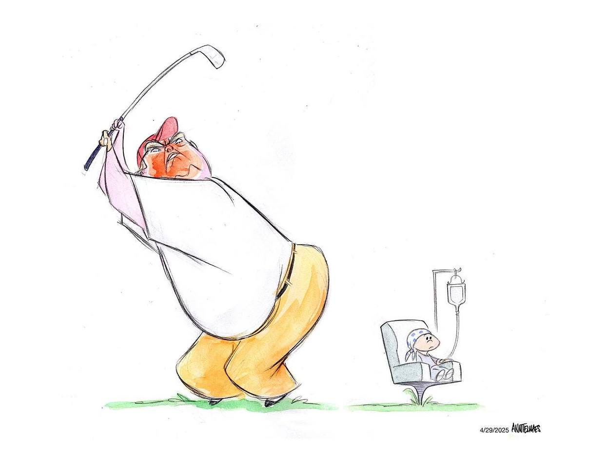 May be a doodle of golf and golf course