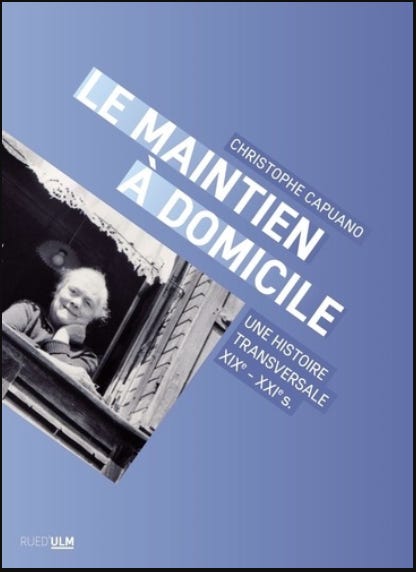 Couverture du livre de Capuano consacré au maintien à domicile