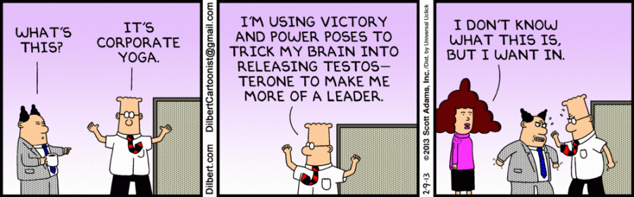 Dilbert Power Pose - Fretboard Anatomy