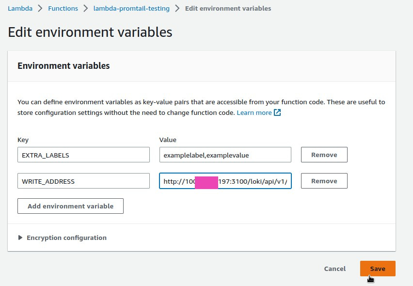Loki: збір логів з CloudWatch з використанням Lambda Promtail