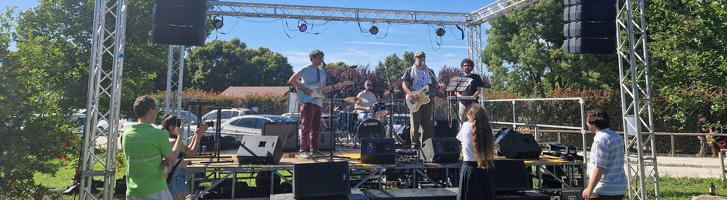 Gli Erede sul palco Gli Erede sul palco