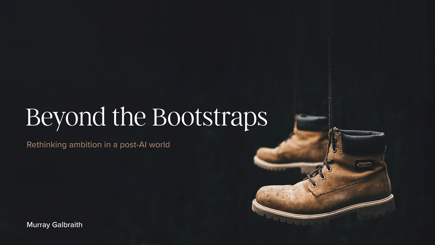 Beyond the Bootstraps