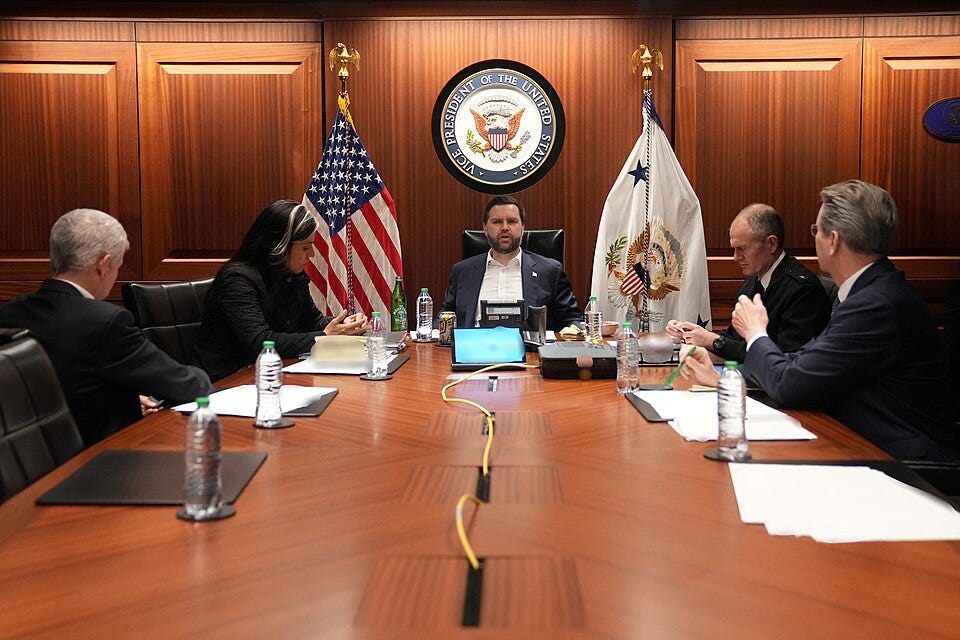 File:President Donald J. Trump Monitors U.S. Military Operations in Iran Operation Epic Fury, February 28, 2026 (55121734280).jpg File:President Donald J. Trump Monitors U.S. Military Operations in Iran Operation Epic Fury, February 28, 2026 (55121734280).jpg