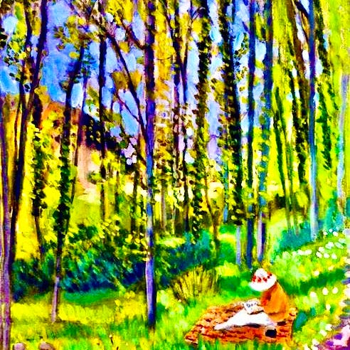 Henri Matisse "In The Woods" ©photograph by Sam Sunshine