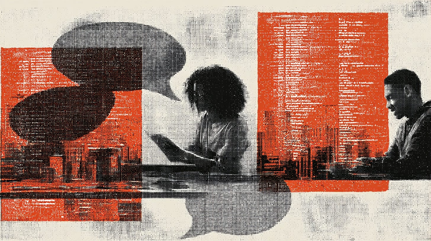 People reading People reading