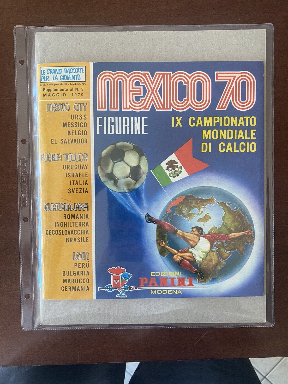 ALBUM FIGURINE PANINI MEXICO 70 VUOTO CONDIZIONI OTTIME - Foto 1 di 8