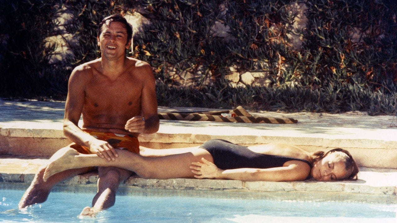 Alain Delon Romy Schneider La Piscine de Jacques Deray - LE CASTOR NEWS