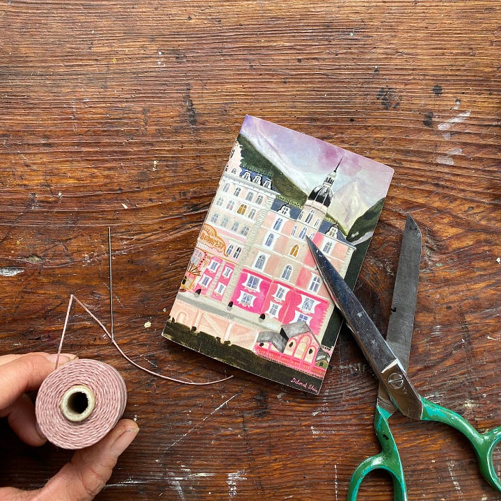 Bookbinding Journals Desk Shot Studio