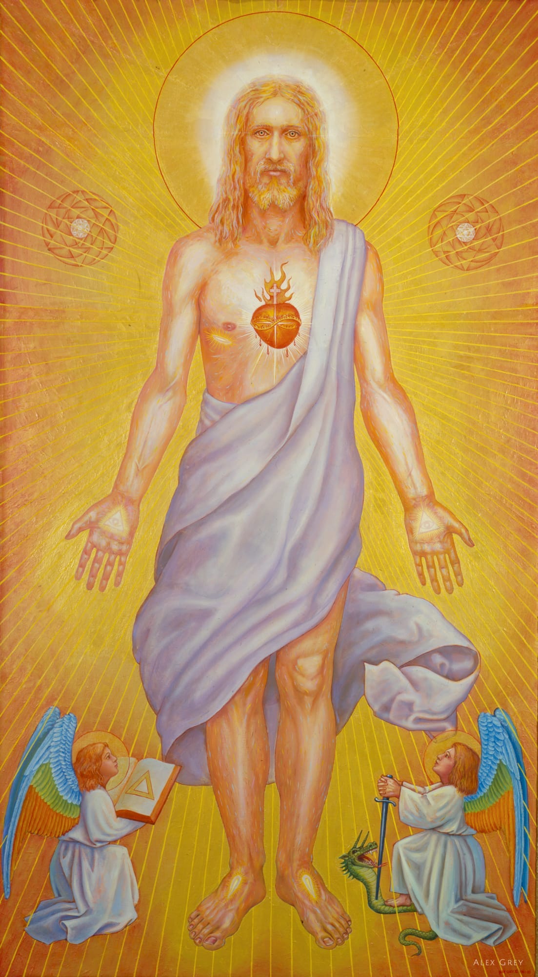 Sacred Mirrors Room, Entheon by Alex Grey