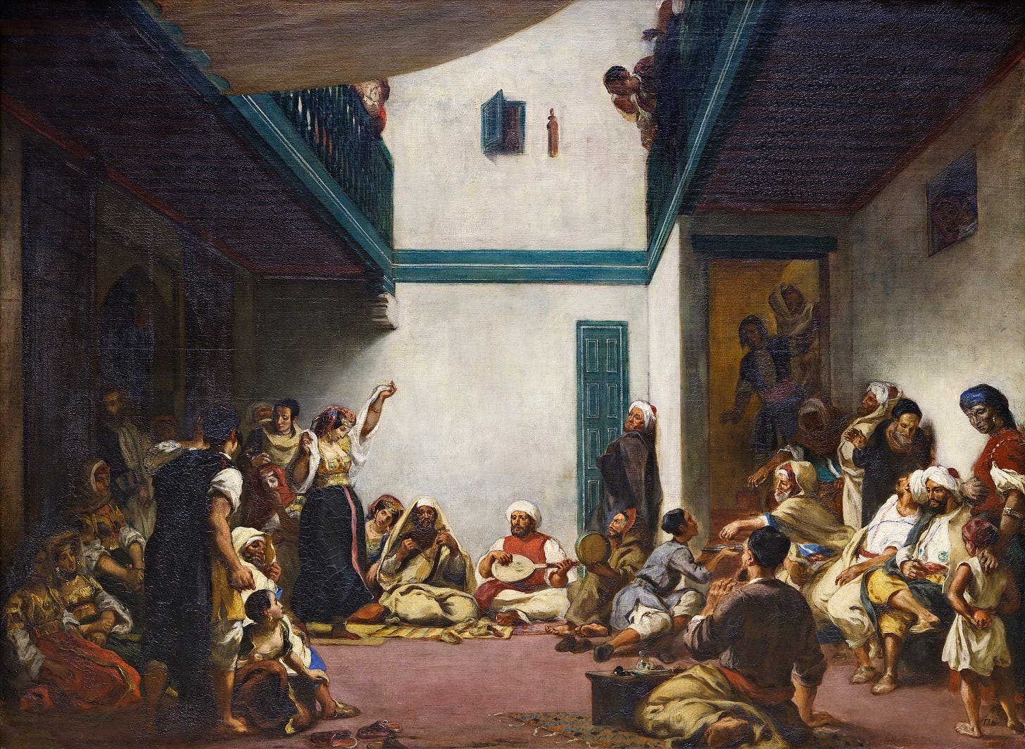 Eugène Delacroix — Noce juive dans le Maroc (1839)
