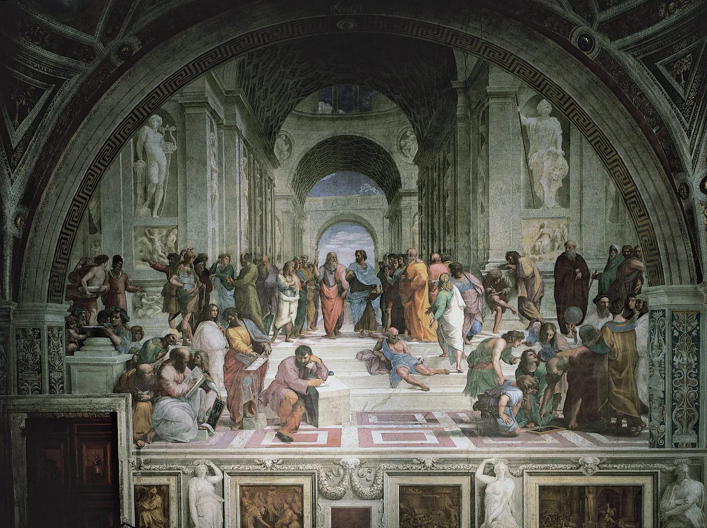 Raphael's School of Athens Mural