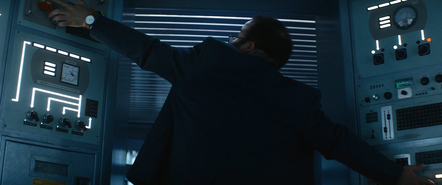 Dylan holding the OTC switches