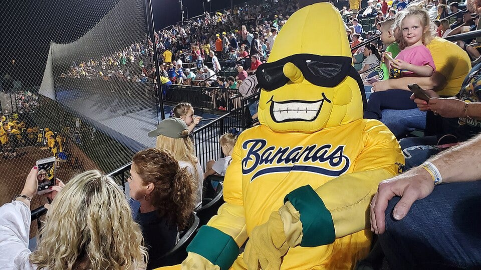 Savannah Bananas mascot