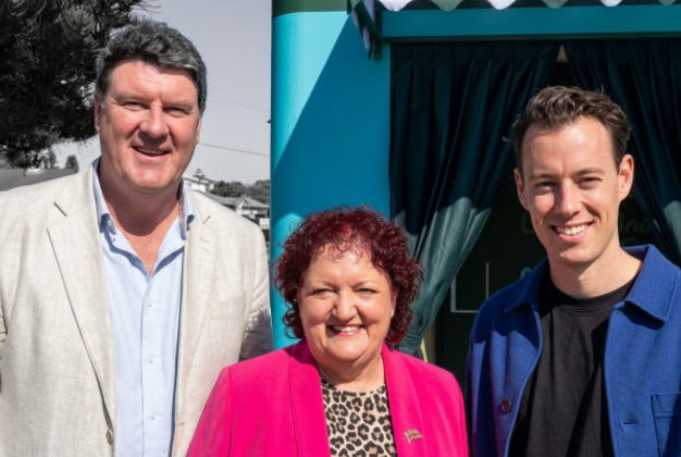 The pop-up isn't the point of Wollongong Goals. What happens next is