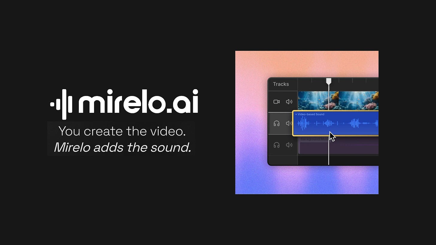 Generate sound and music for your videos | Mirelo AI