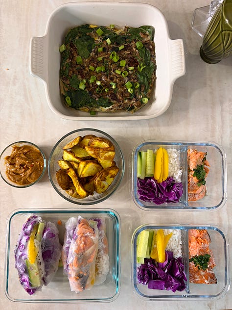 healthy and easy meal plan for the week