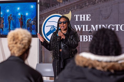 A gallery of Ash's select images from Delaware Music Network's Open Mic Jam Session at Wilmington Public Library