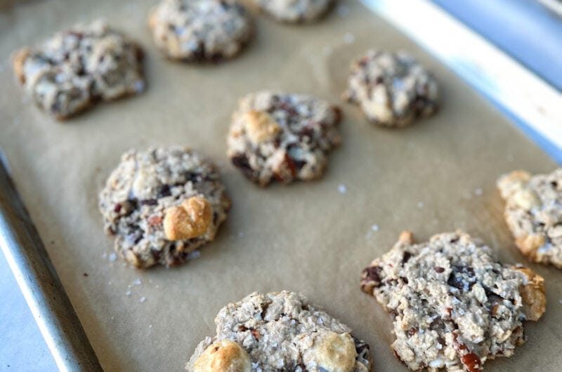 Tahini Chocolate S'more Cookies (gf, v)
