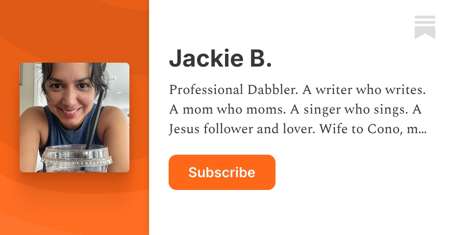 Jackie B. | Substack