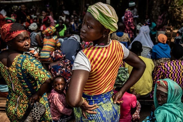 A wedding in the village of Kamakuyor in northern Sierra Leone last month. During the pandemic, the village’s district has recorded just 11 Covid cases and no deaths.