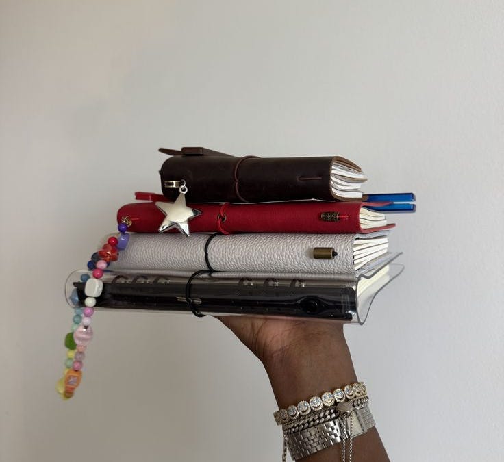 Creative ways to fill an empty notebook - notes by allie