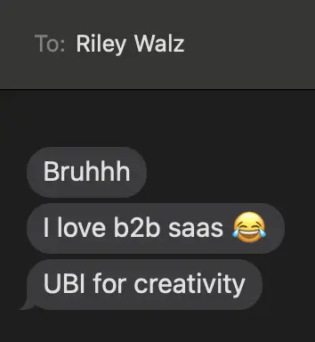 UBI for Creativity