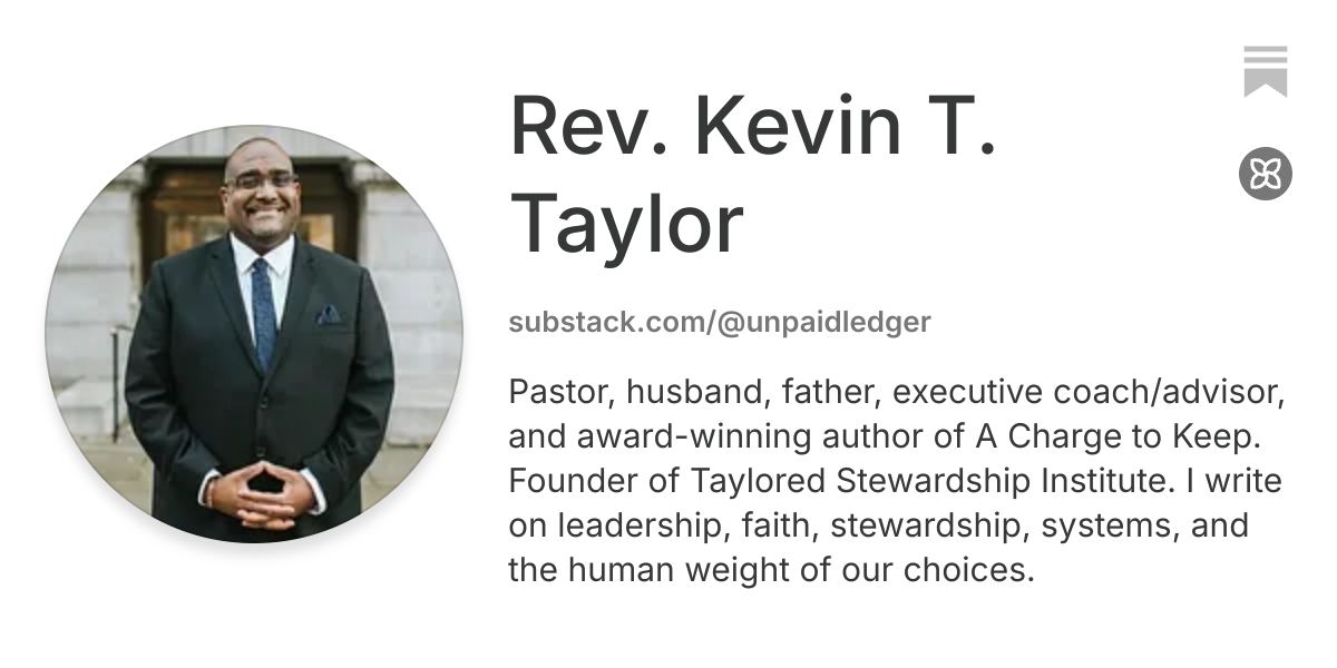 Rev. Kevin T. Taylor | Substack