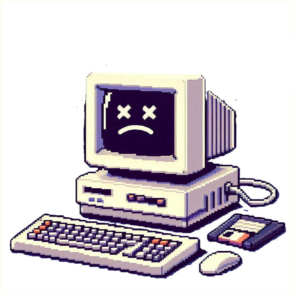 Computers were a mistake logo