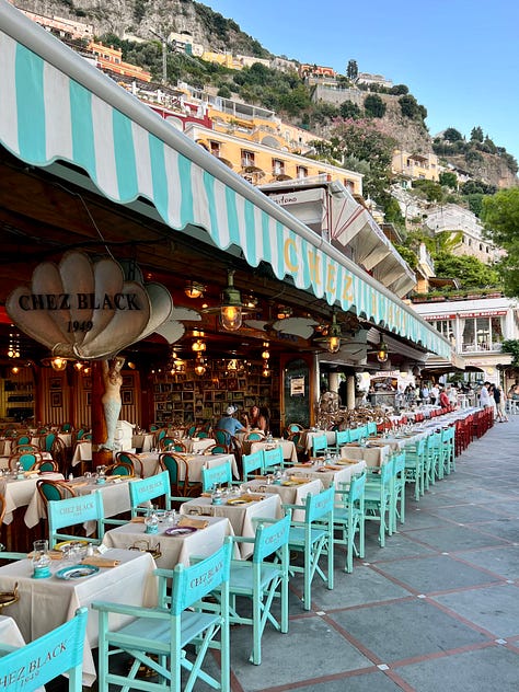 Spiaggia di Fornillo, Restaurants, Ceramics and Night Views of Positano