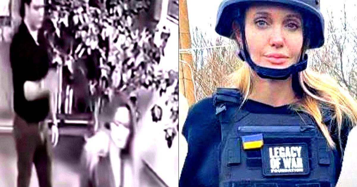 Image features two scenes: a man gesturing indoors and a woman in a tactical vest outdoors, emphasizing themes of conflict and humanitarian efforts. Image features two scenes: a man gesturing indoors and a woman in a tactical vest outdoors, emphasizing themes of conflict and humanitarian efforts.